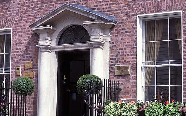 The Merrion Hotel Dublin - main entrance