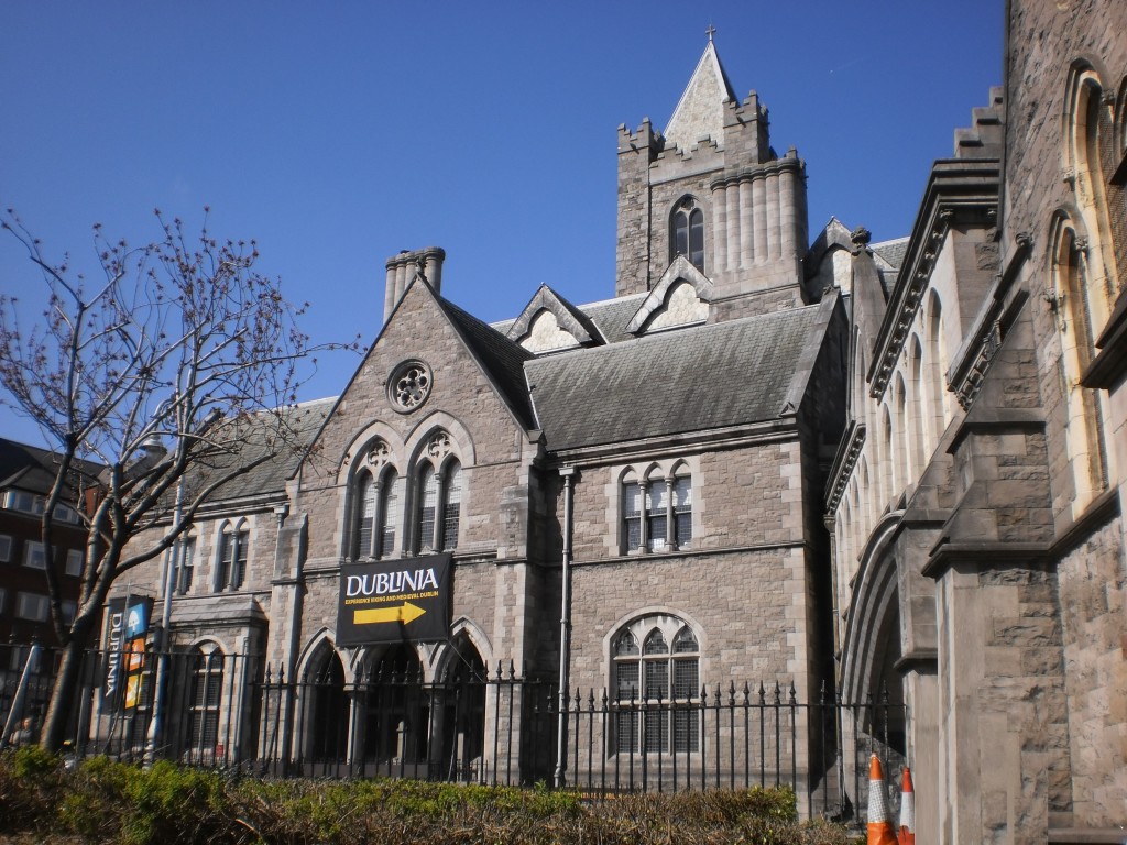 The impressive, part Gothic exterior of Dublinia