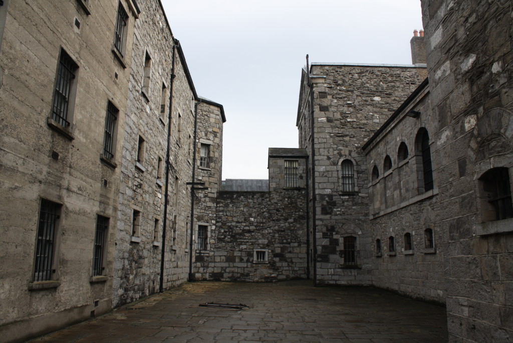 Kilmainham Gaol exterior (exercise yard)