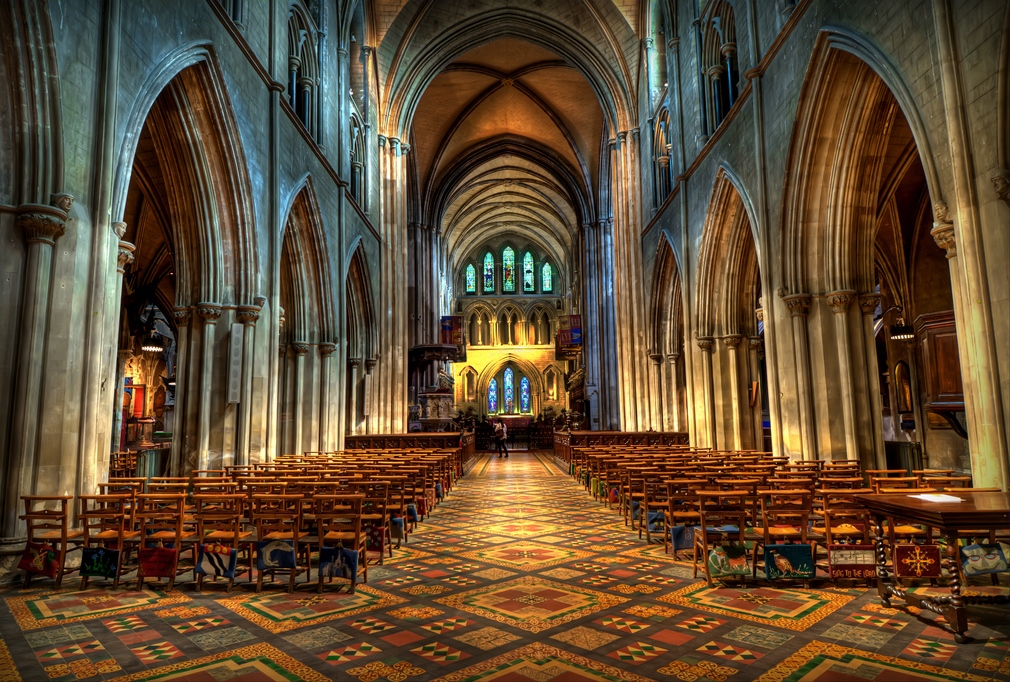 St Patrick's Cathedral (interior archways)