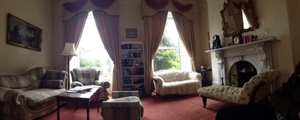 The homely Abrae Court Guesthouse sitting room