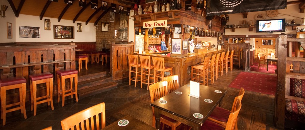 The traditional, homely bar of Bram Stoker Hotel, Clontarf