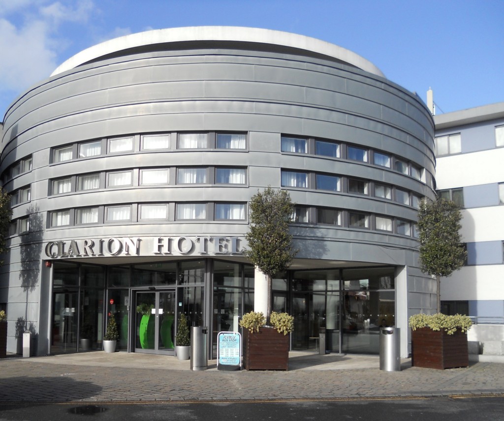 Front entrance of Clarion Hotel Dublin Liffey Valley