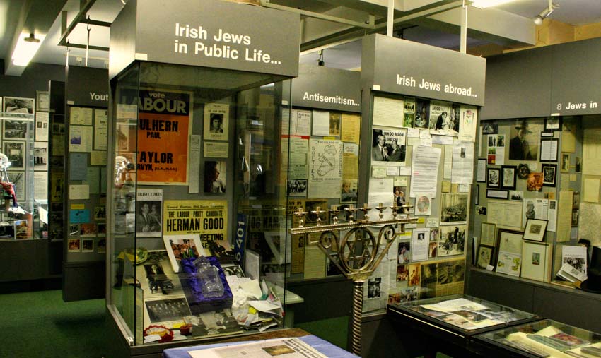 Exhibition displays at the Irish Jewish Museum