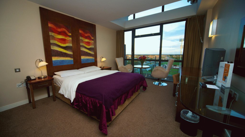 One of Maldron Hotel Tallaght's spacious double bedrooms