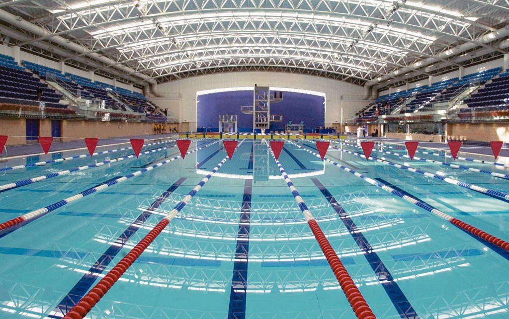 The National Aquatic Centre's Olympic-sized pool