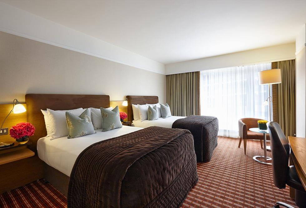 A spacious double bedroom in the Croke Park Hotel