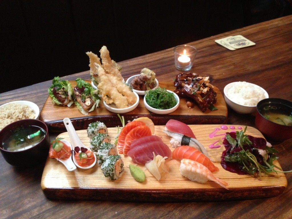 Yamamori Izakaya's tasting platter for two people, Dublin
