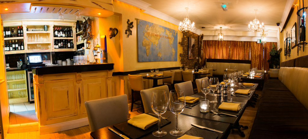 Darwins Restaurant, Dublin'S classy, modern dining area and bar