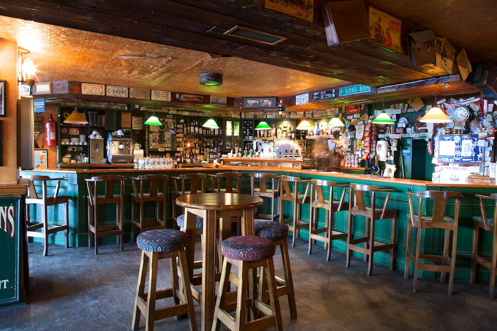 The traditional Ferryman Townhouse bar