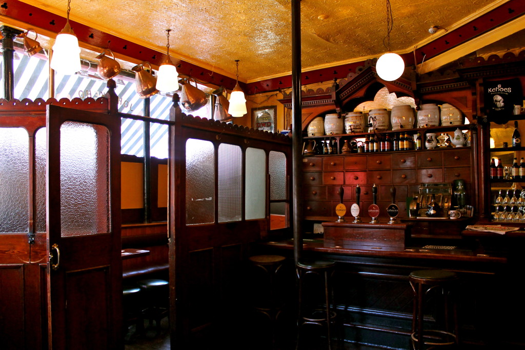 Uncharacteristically quiet - the interior of John Kehoe's Pub in Dublin