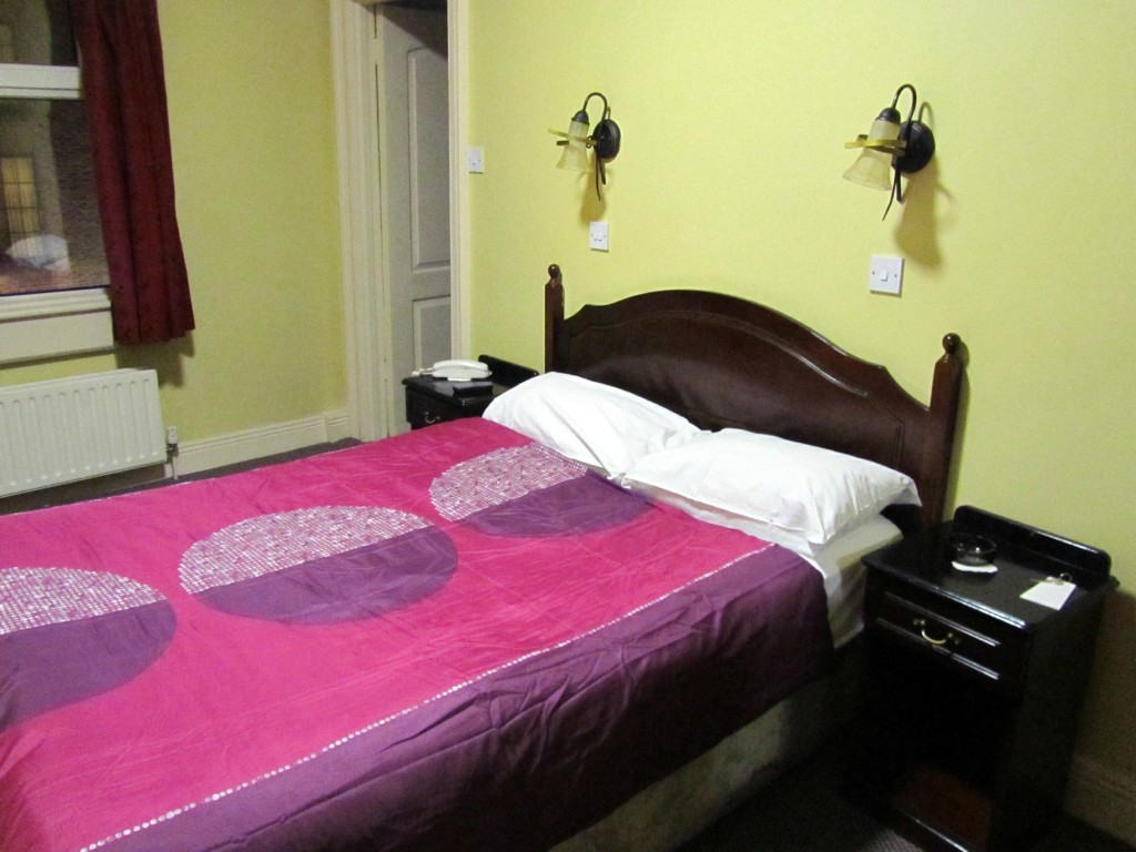 A comfy, reasonably spacious double room in O'Shea's Hotel
