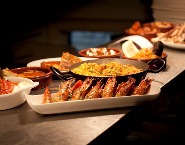 Examples of yummy seafood and tapas at Salamanca, Dublin