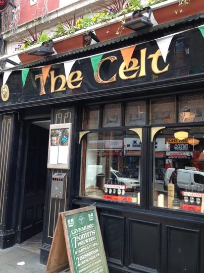 The Celt Pub, Dublin's front entrance