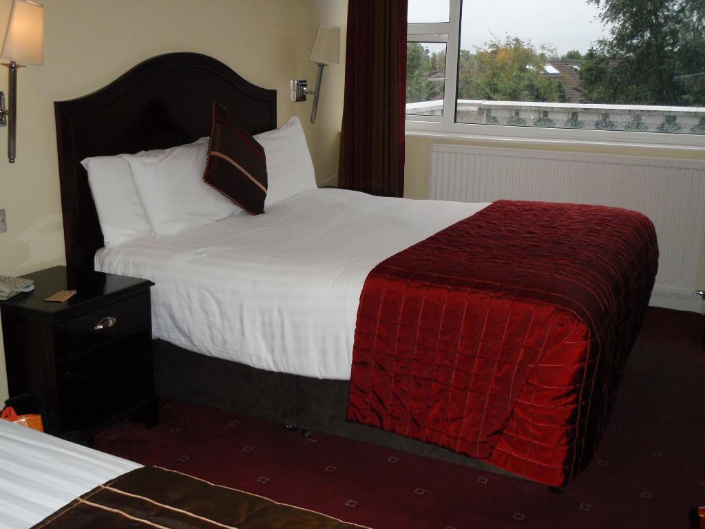 A well-presented double bedroom in The Regency Hotel, Dublin