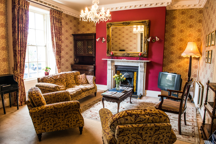 The homely comfort of Waterloo House's sitting room